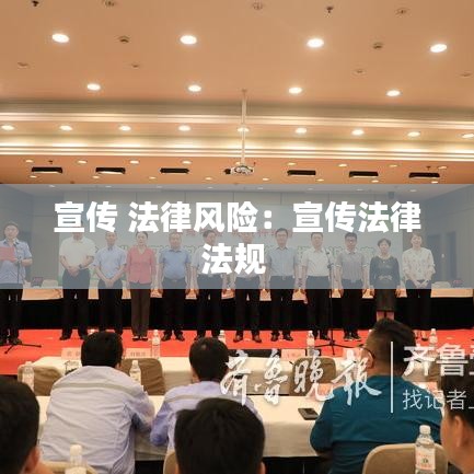宣傳 法律風(fēng)險(xiǎn)：宣傳法律法規(guī) 