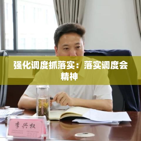 強(qiáng)化調(diào)度抓落實(shí)：落實(shí)調(diào)度會精神 