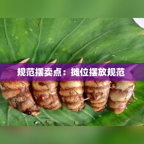 規(guī)范擺賣(mài)點(diǎn)：攤位擺放規(guī)范 