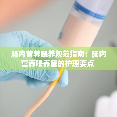腸內(nèi)營養(yǎng)喂養(yǎng)規(guī)范指南：腸內(nèi)營養(yǎng)喂養(yǎng)管的護理要點 