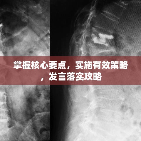 掌握核心要點(diǎn)，實(shí)施有效策略，發(fā)言落實(shí)攻略