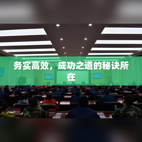 務(wù)實高效，成功之道的秘訣所在