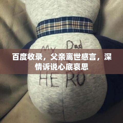 百度收錄，父親離世感言，深情訴說(shuō)心底哀思