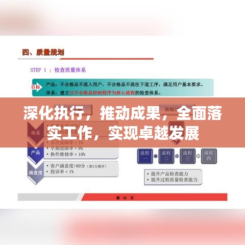 深化執(zhí)行，推動(dòng)成果，全面落實(shí)工作，實(shí)現(xiàn)卓越發(fā)展