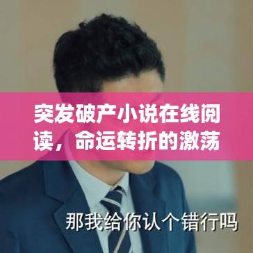 突發(fā)破產(chǎn)小說在線閱讀，命運轉(zhuǎn)折的激蕩之旅探索