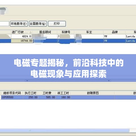電磁專題揭秘，前沿科技中的電磁現(xiàn)象與應用探索