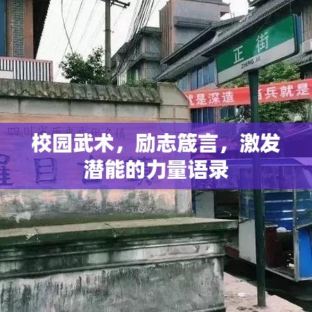 校園武術(shù)，勵(lì)志箴言，激發(fā)潛能的力量語錄