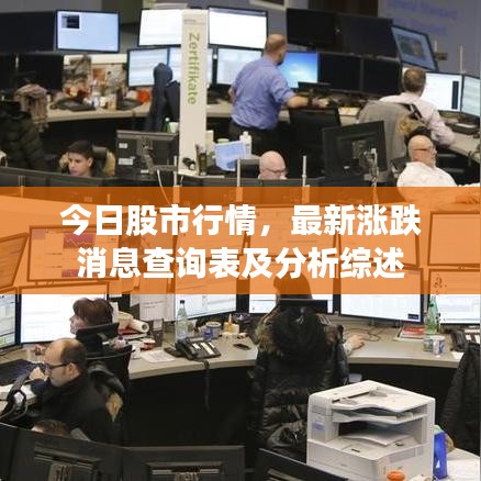 今日股市行情，最新漲跌消息查詢表及分析綜述